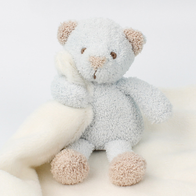 Home Decor Lighting Wholesale - Cute Light Blue Plush Teddy Bear