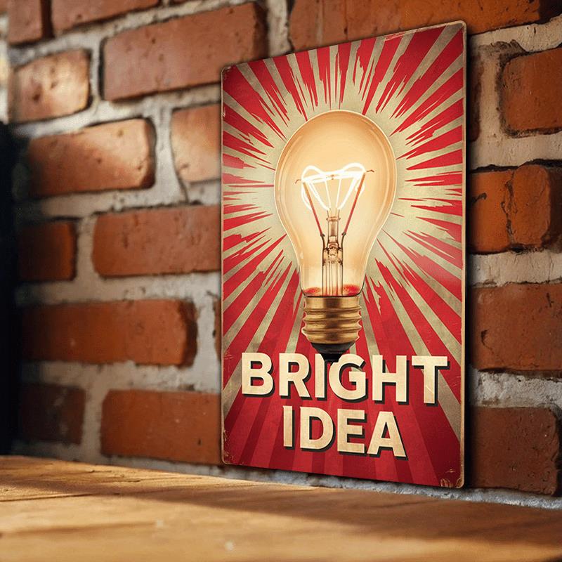 Lighting Decoration Ideas For Home - Vintage-Inspired Metal Wall Art - Bright