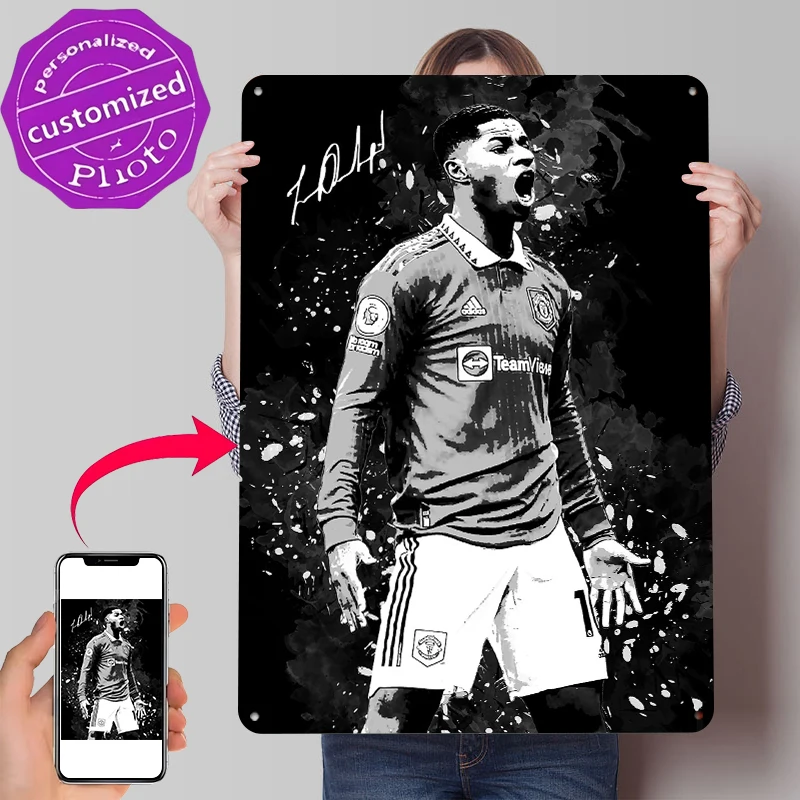 Lighting Home Decor Items - Marcus Rashford Manchester Portrait Lightly 3D