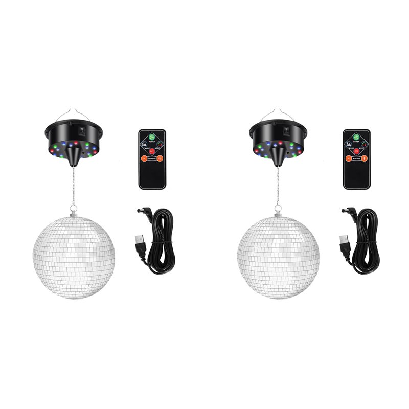Disco Ball Mirror - AT41 2 Set 7.8 Inch Hanging