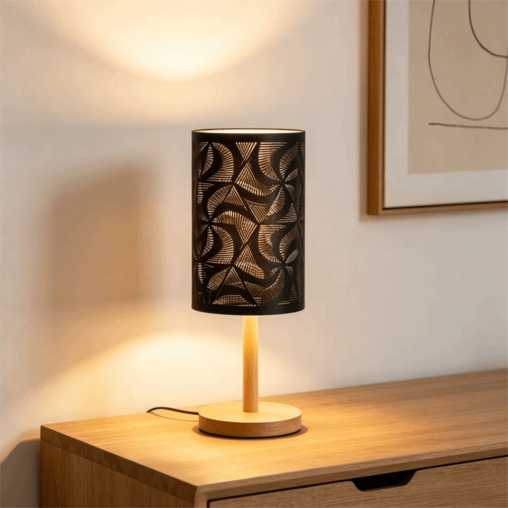 Geometric Lamp Shade - Simple Iron Lampshade Geometric Pattern Medium