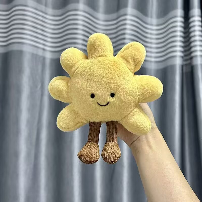 Lighting Mcqueen Bedroom Decor - High Quality 13cm Yellow Sun Plushie
