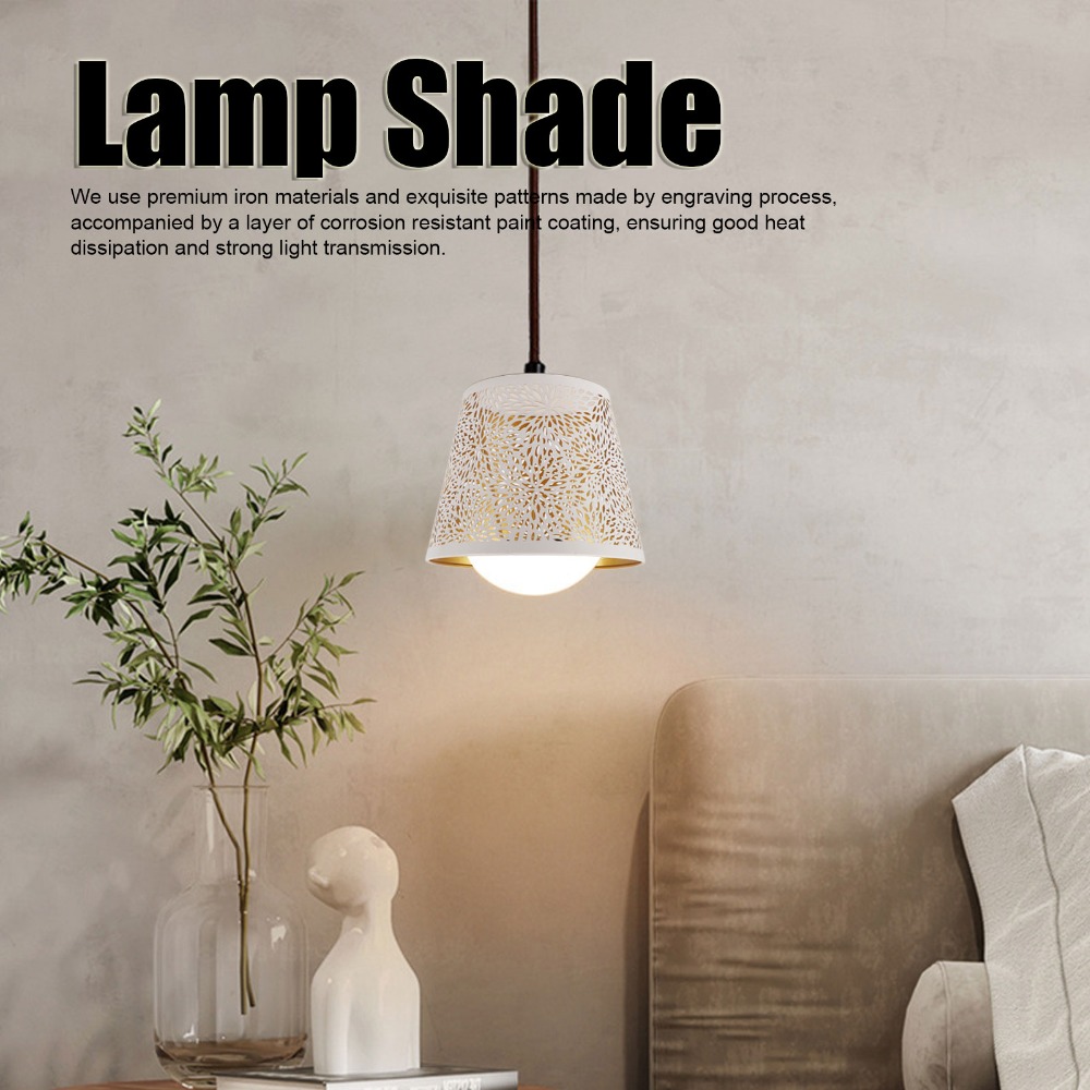 Geometric Lamp Shade - Simple Iron Lampshade Geometric Pattern Medium