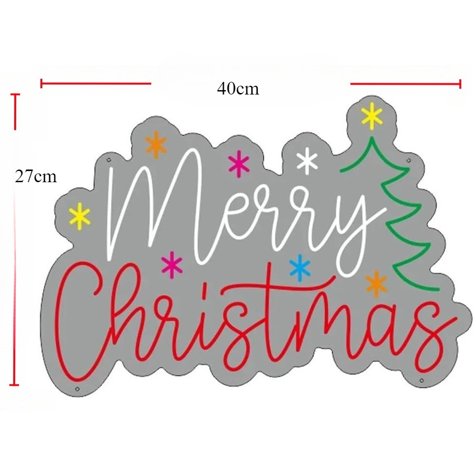 Merry Christmas Neon Sign with - đánh giá và giá Lighting Decoration Ideas For Home