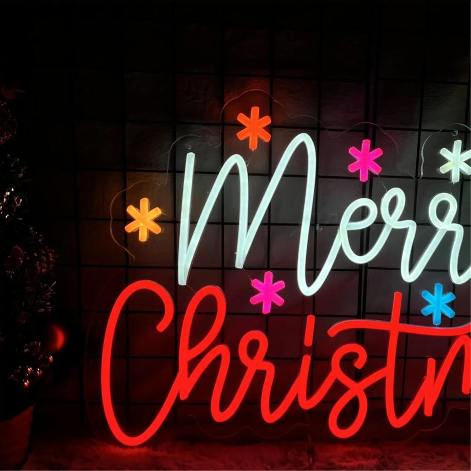 Merry Christmas Neon Sign with - đánh giá và giá Lighting Decoration Ideas For Home