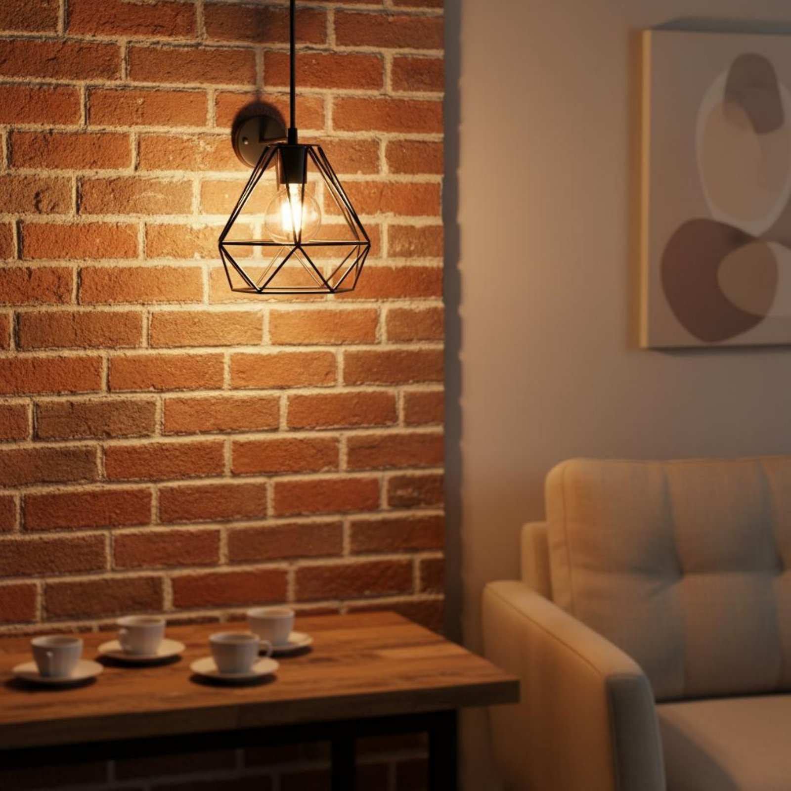 Rhombus Shape Lamp Shade Minim - đánh giá và giá Geometric Lamp Shade