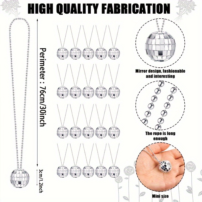 5pcs 3cm Mini Mirror Disco Bal - đánh giá và giá Disco Ball Mirror