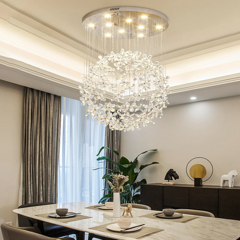 Luxury Crystal Chandeliers Mod - đánh giá và giá Lighting Home Decor Items