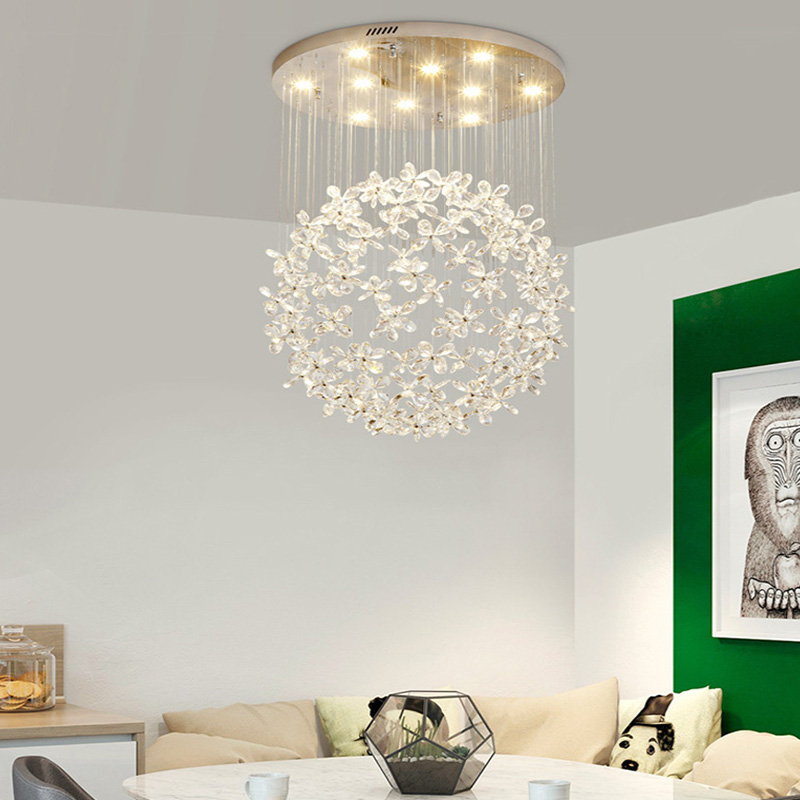 Luxury Crystal Chandeliers Mod - đánh giá và giá Lighting Home Decor Items