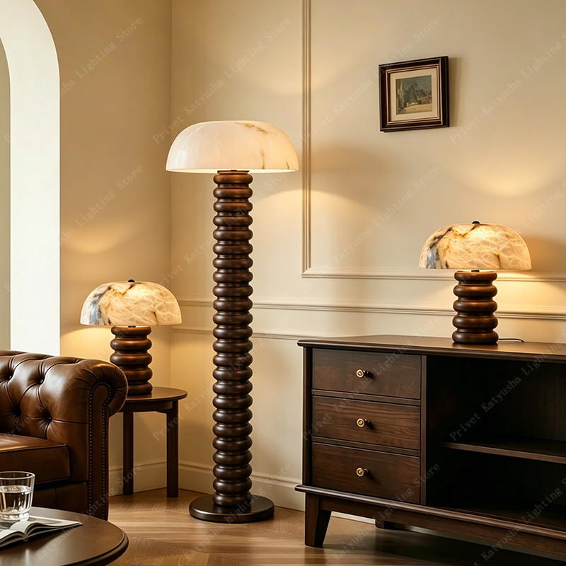 Retro Alabaster Mushroom Table - đánh giá và giá Lighting Home Decor Items