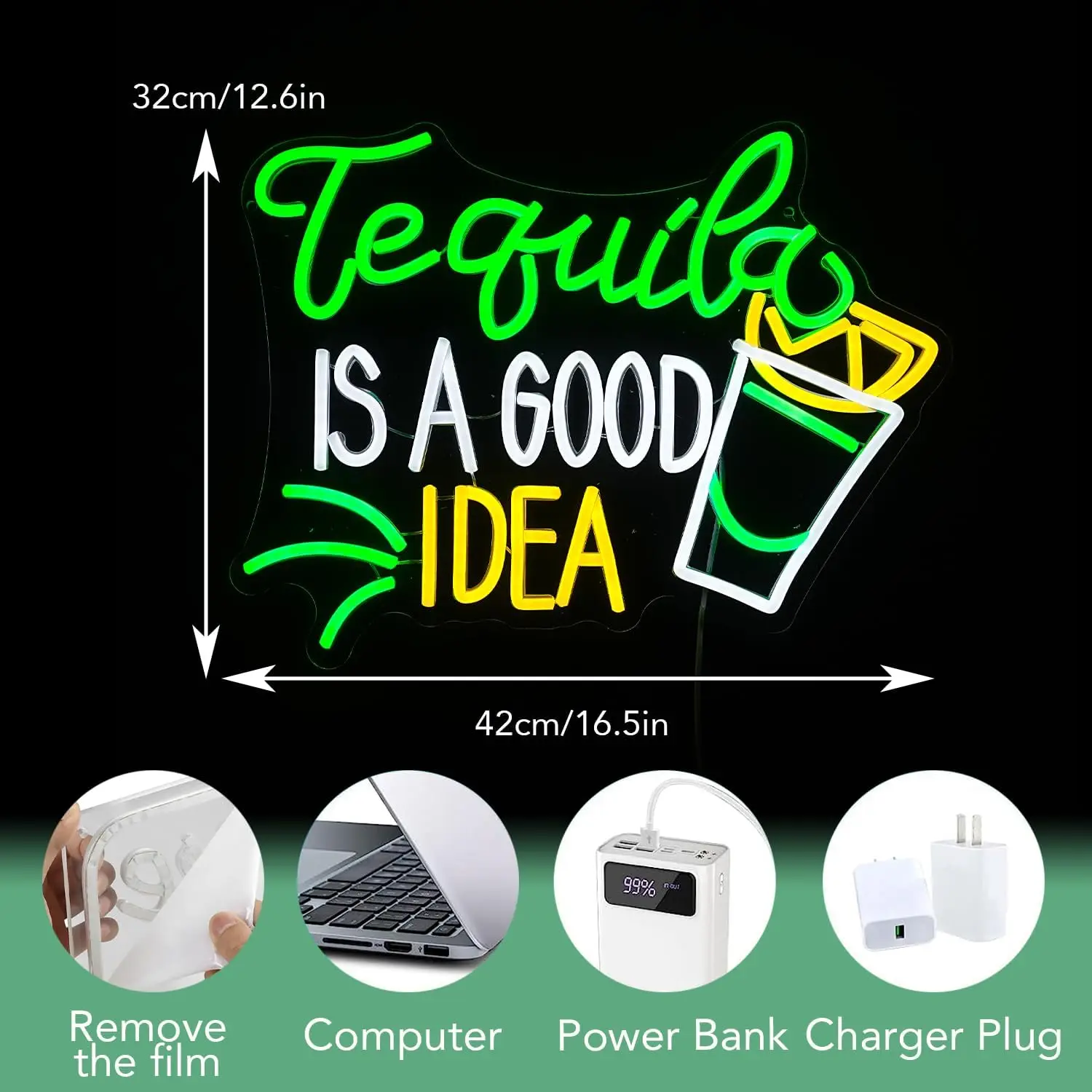 Tequila Is A Good Idea Neon Si - đánh giá và giá Lighting Decoration Ideas For Home