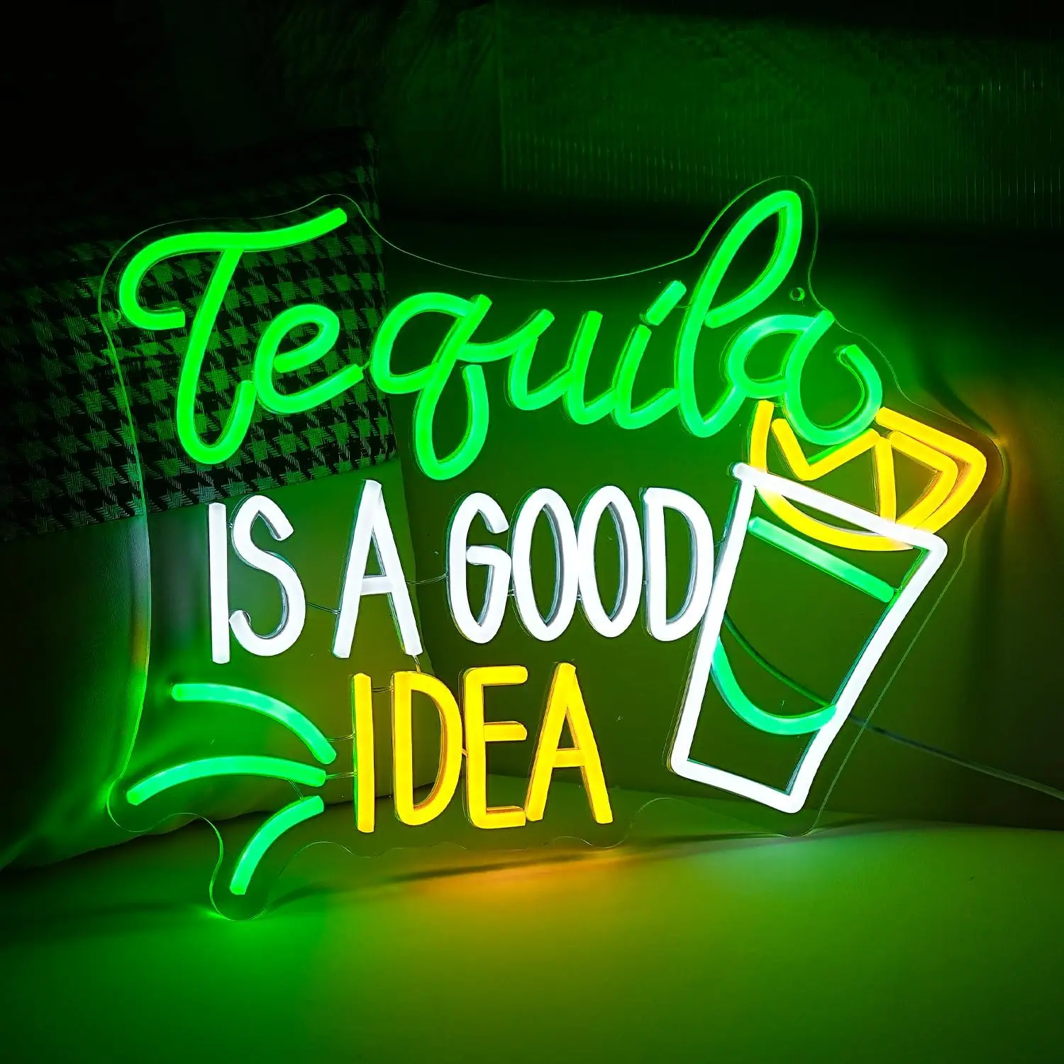 Tequila Is A Good Idea Neon Si - đánh giá và giá Lighting Decoration Ideas For Home