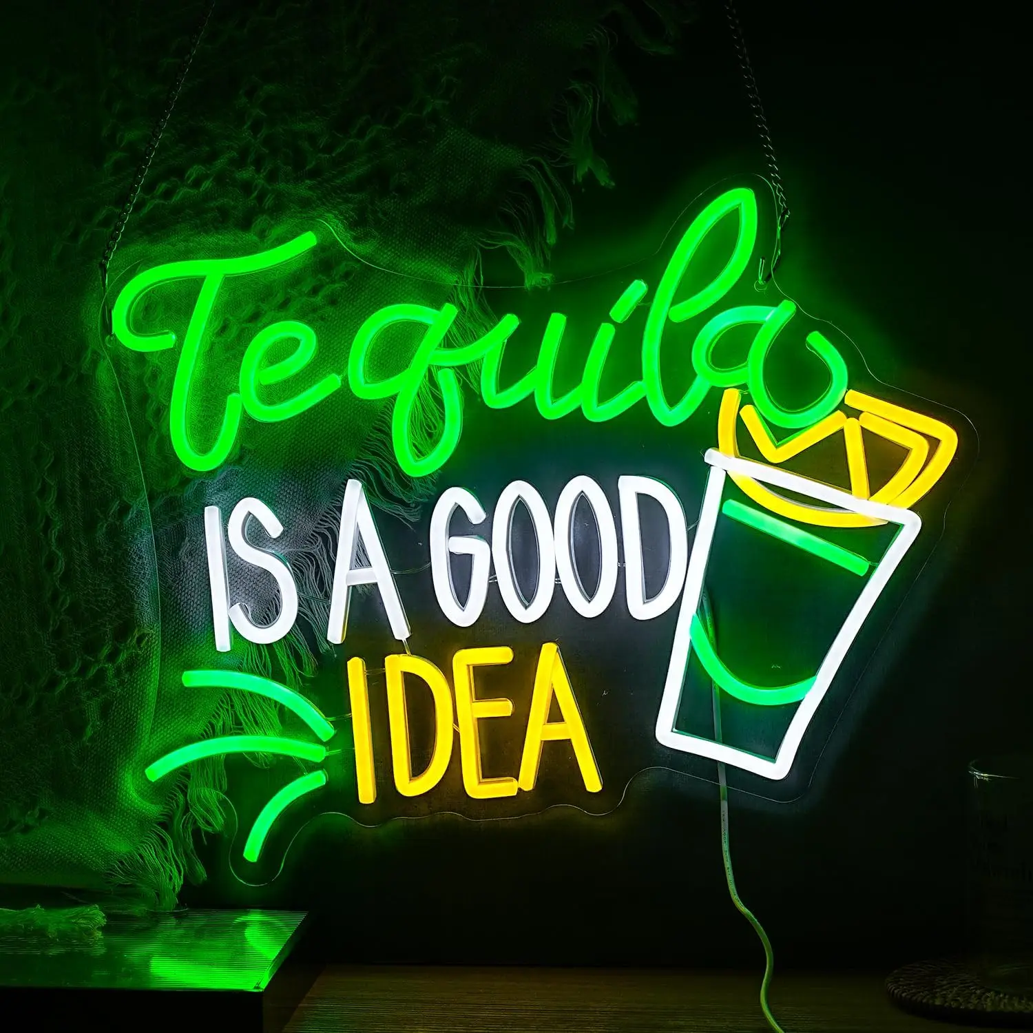 Tequila Is A Good Idea Neon Si - đánh giá và giá Lighting Decoration Ideas For Home