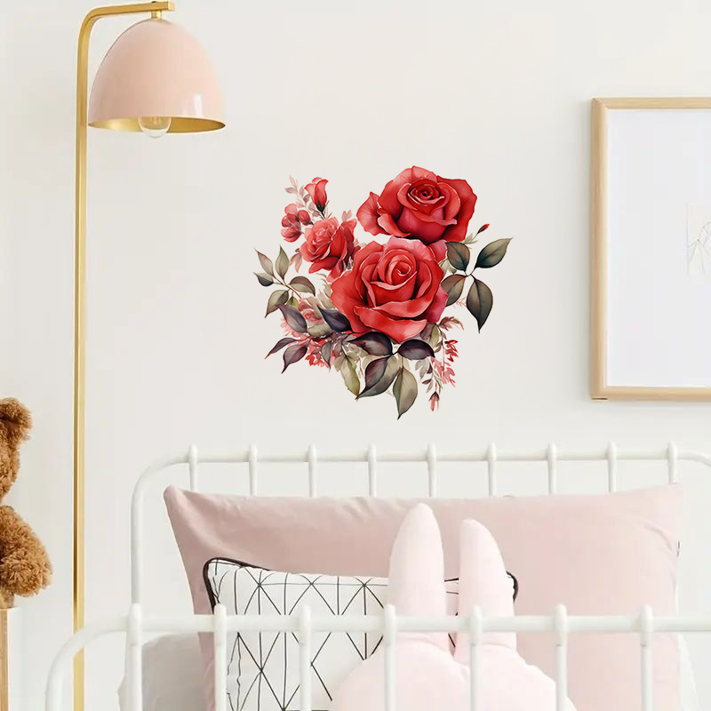 T2345# Beautiful Red Roses Sti - đánh giá và giá Lighting Mcqueen Bedroom Decor