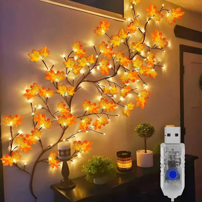 DIY Maple Leaf Rose Pendant US - đánh giá và giá Lighting Decor Home