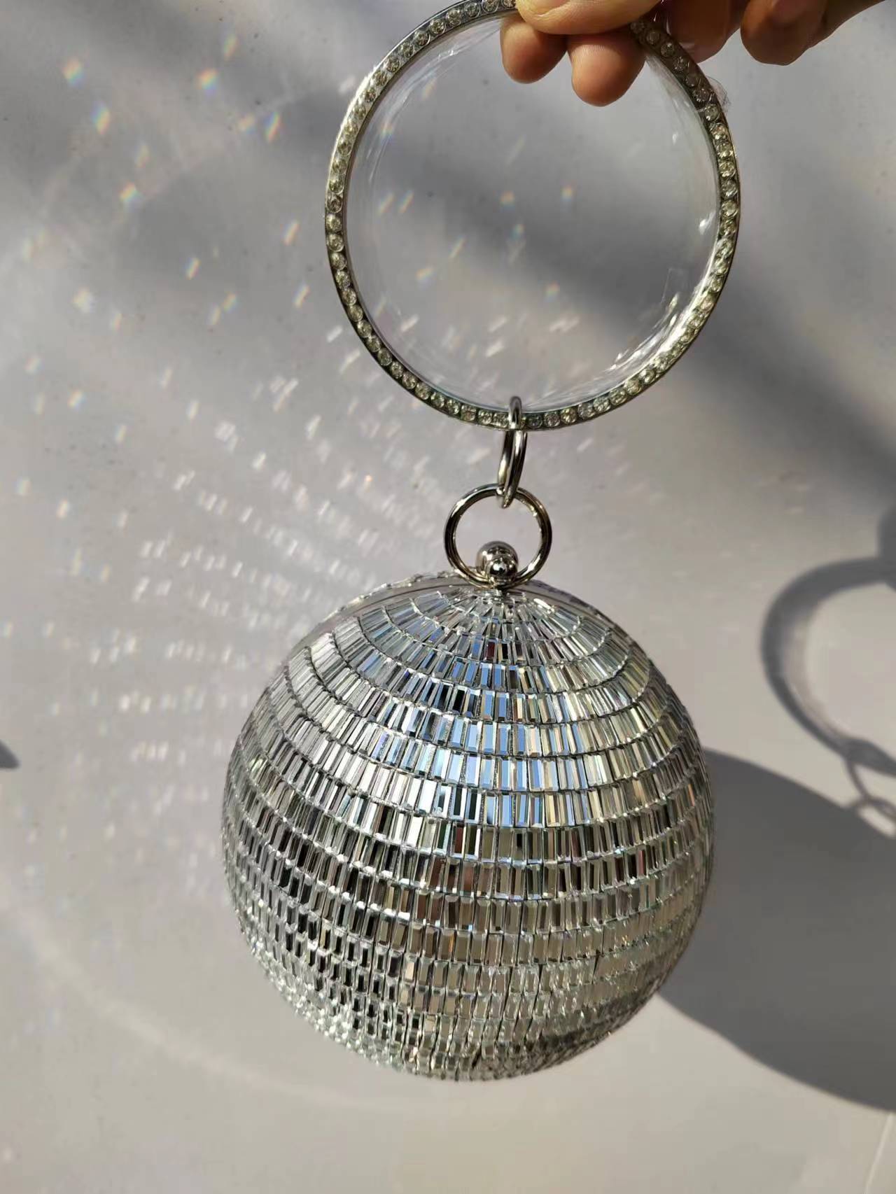2025 High End Purse Silver Dis - đánh giá và giá Disco Ball Mirror