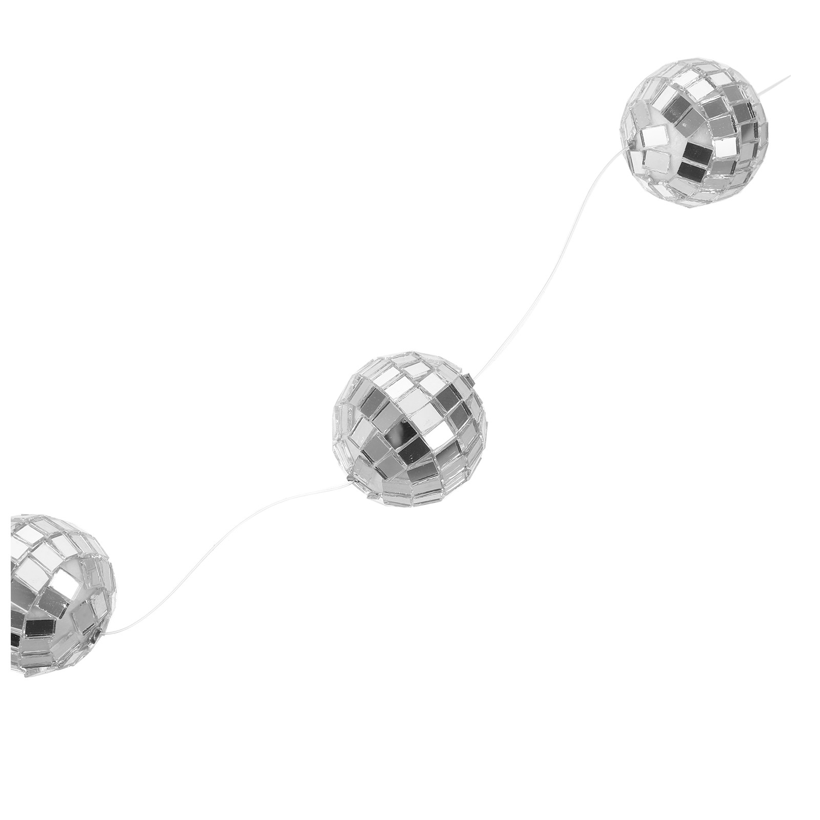 4Pcs Disco Ball Garland Silver - đánh giá và giá Disco Ball Mirror