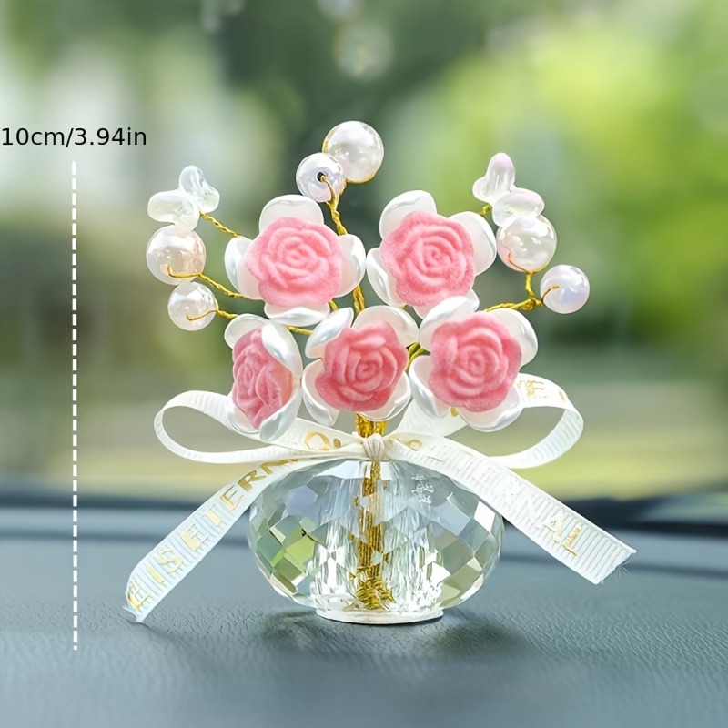 1PC Crystal Glass Rose Dashboa - đánh giá và giá Lighting Mcqueen Bedroom Decor
