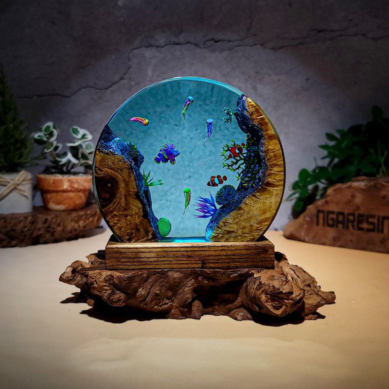 Ocean Aquarium Organism Resin  - đánh giá và giá Lighting Decor For Wedding