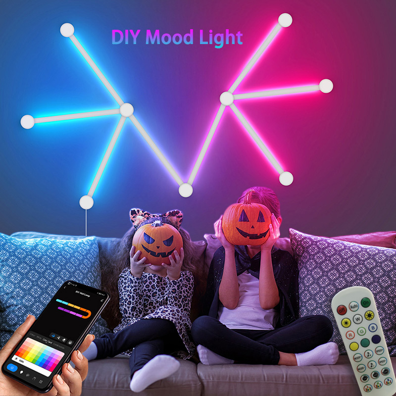 Smart RGB Wall Lamp, Bluetooth - đánh giá và giá Lighting Decor For Room