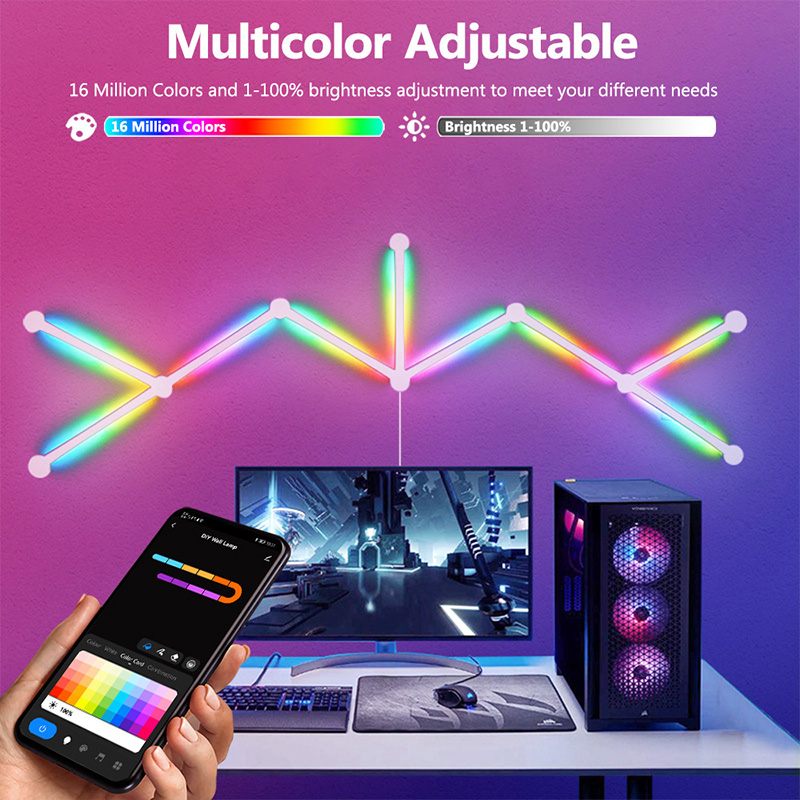 Smart RGB Wall Lamp, Bluetooth - đánh giá và giá Lighting Decor For Room