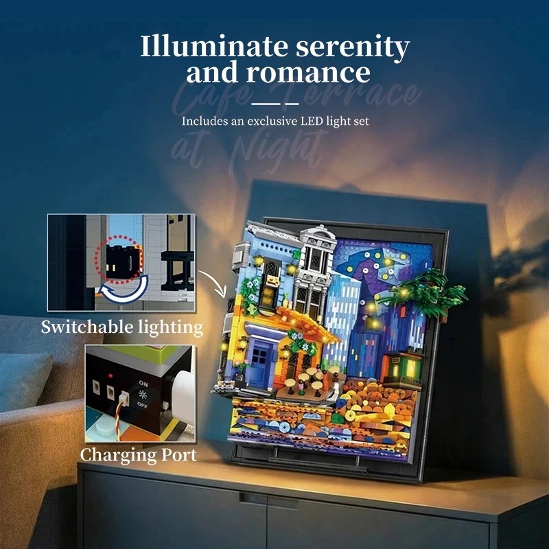 Night Sky Cafe Picture Frame 2 - đánh giá và giá Lighting Decoration Ideas For Home