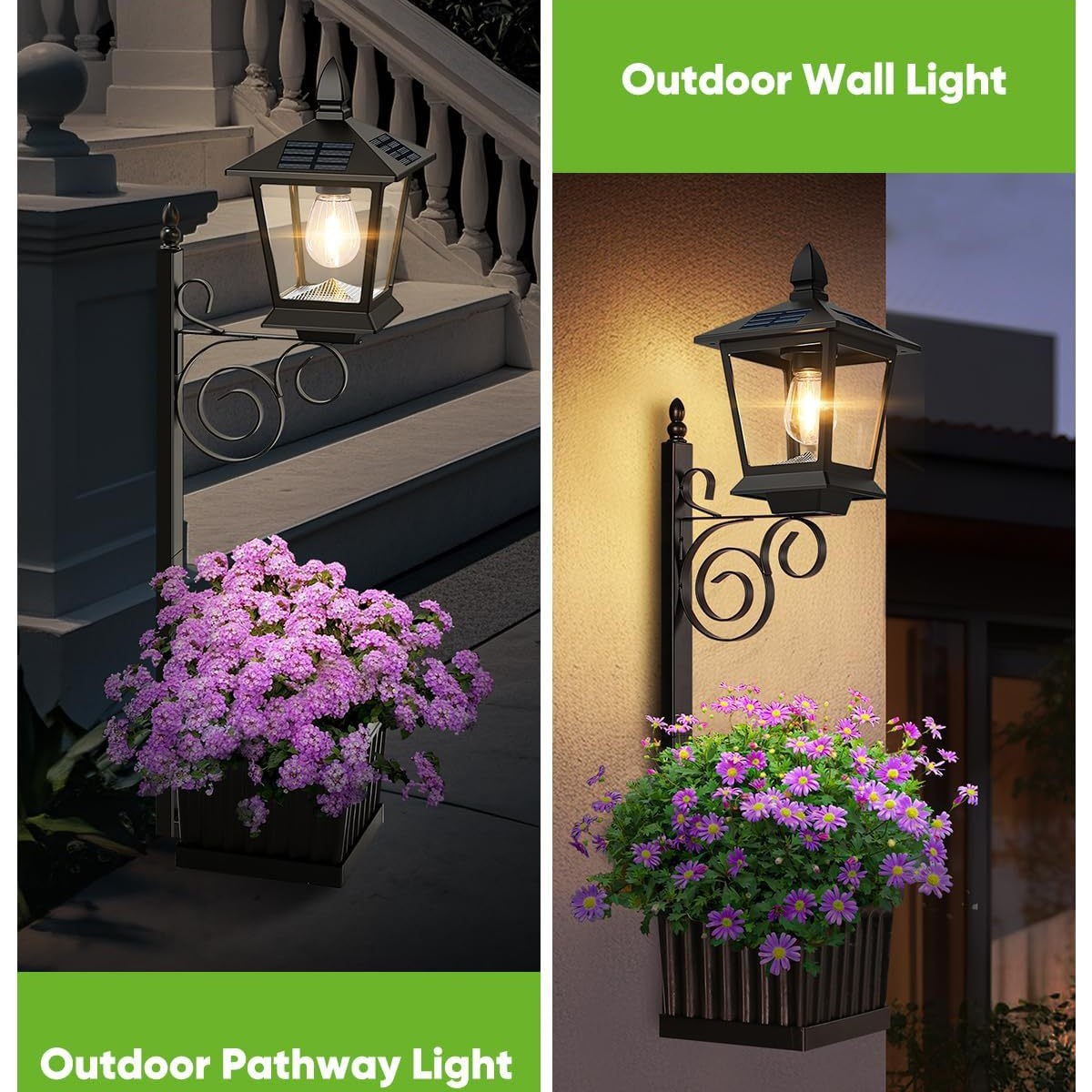 2 in 1 Solar Planter Lamp Wate - đánh giá và giá Decor Lighting Lamps