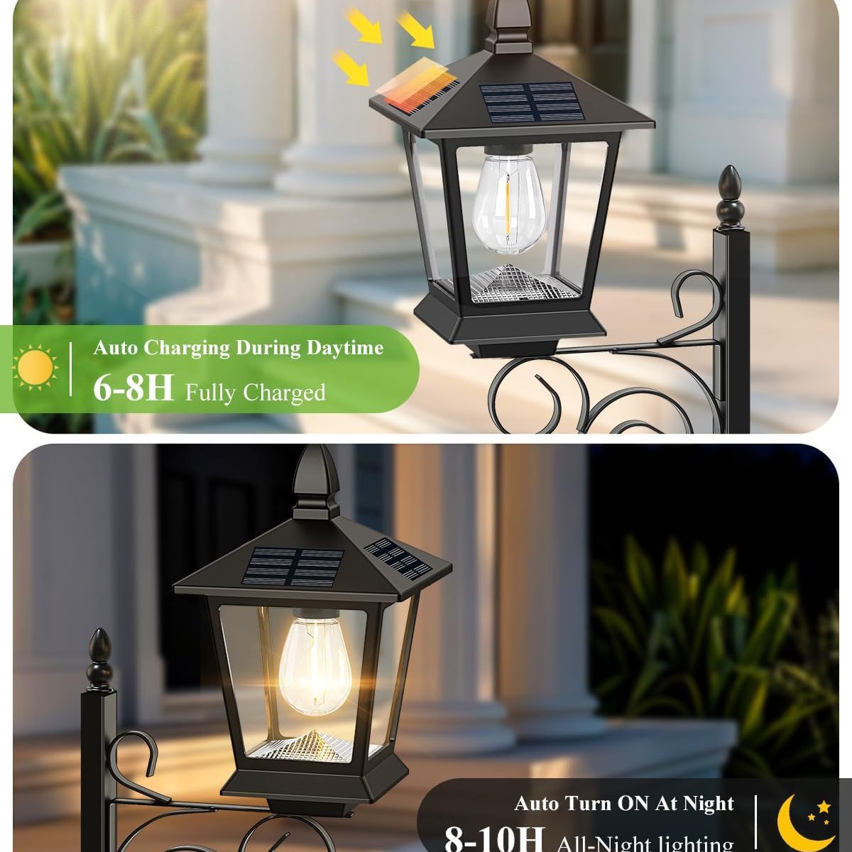 2 in 1 Solar Planter Lamp Wate - đánh giá và giá Decor Lighting Lamps
