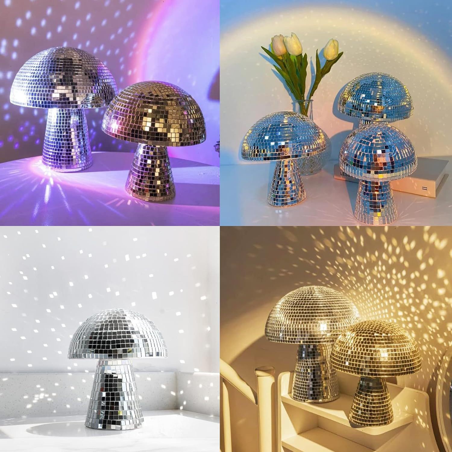 Mushroom Disco Ball Mirrored G - đánh giá và giá Disco Ball Mirror