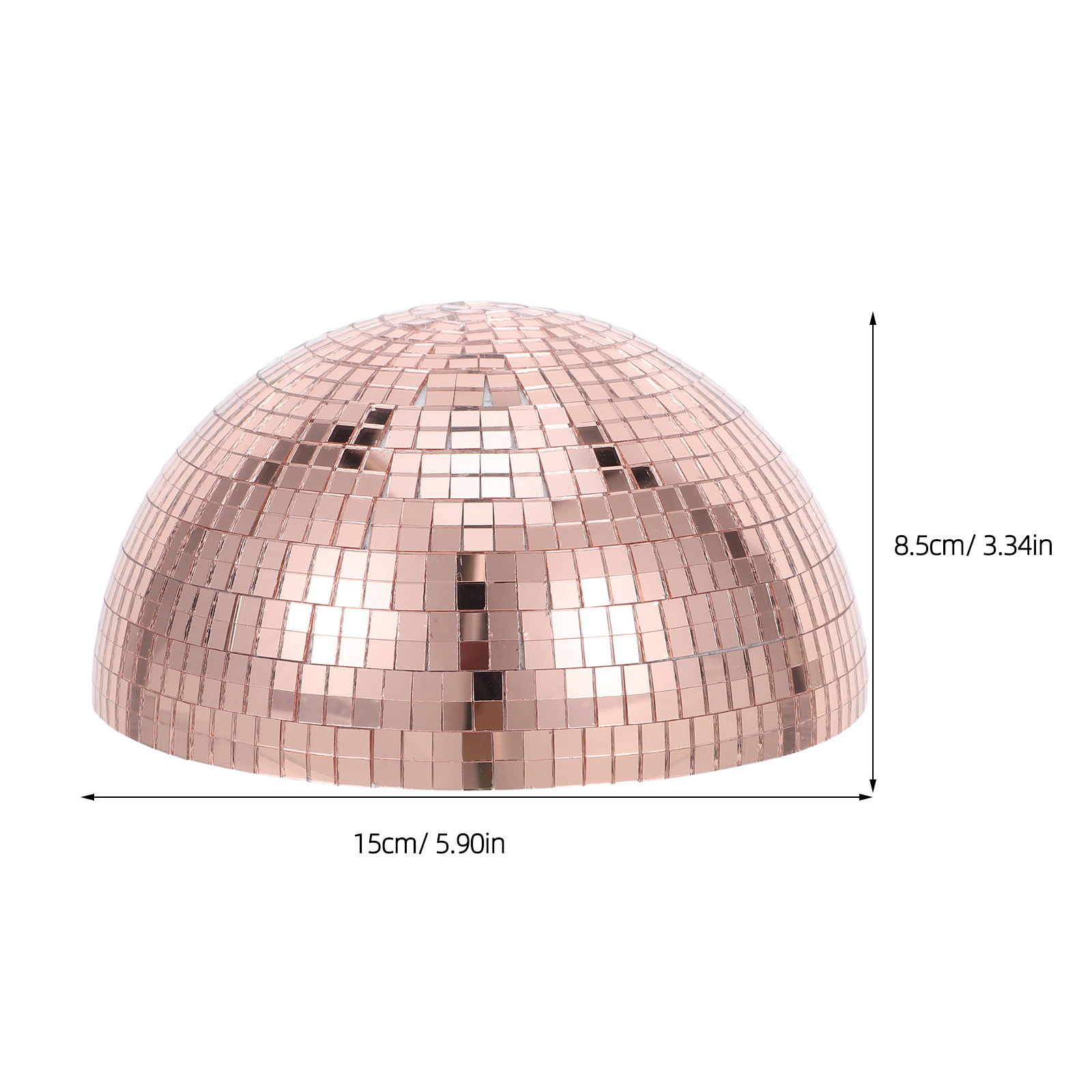 Half Garden Mirror Globe 15Cm  - đánh giá và giá Disco Ball Mirror