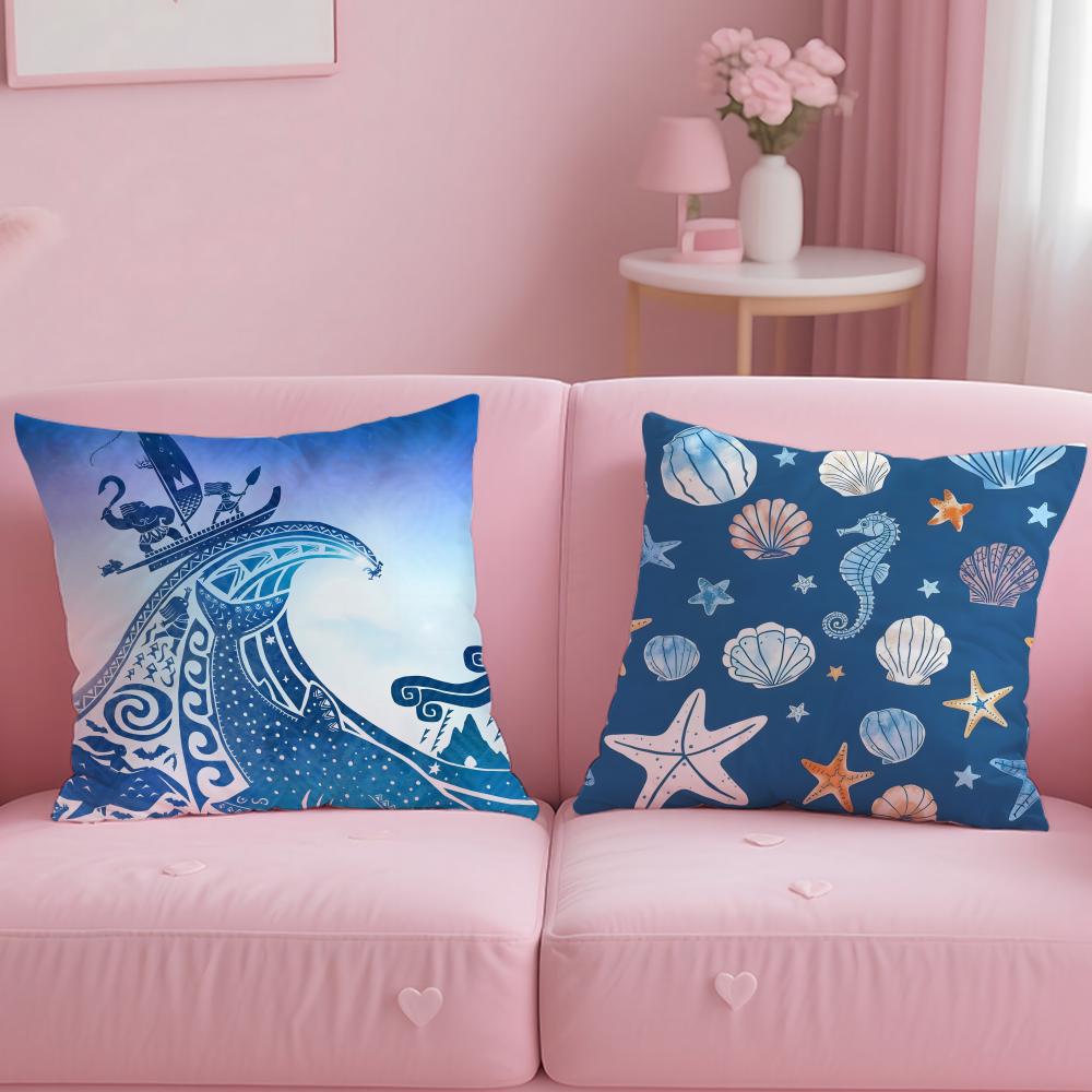 Light blue ocean ripple Cushio - đánh giá và giá Lighting Decor And Beyond