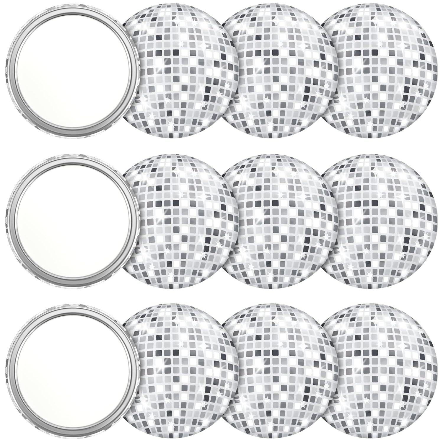 Disco Ball Compact Mirror Vint - đánh giá và giá Disco Ball Mirror