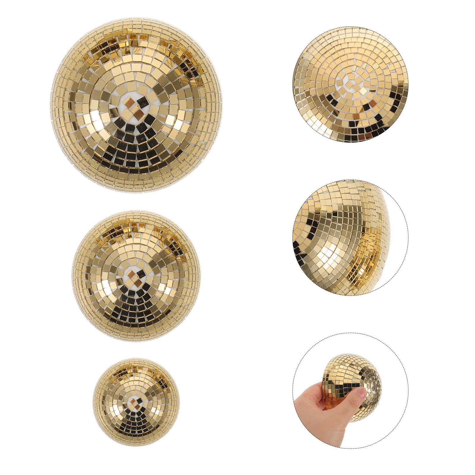 3Pcs Reflective Mirror Glass D - đánh giá và giá Disco Ball Mirror