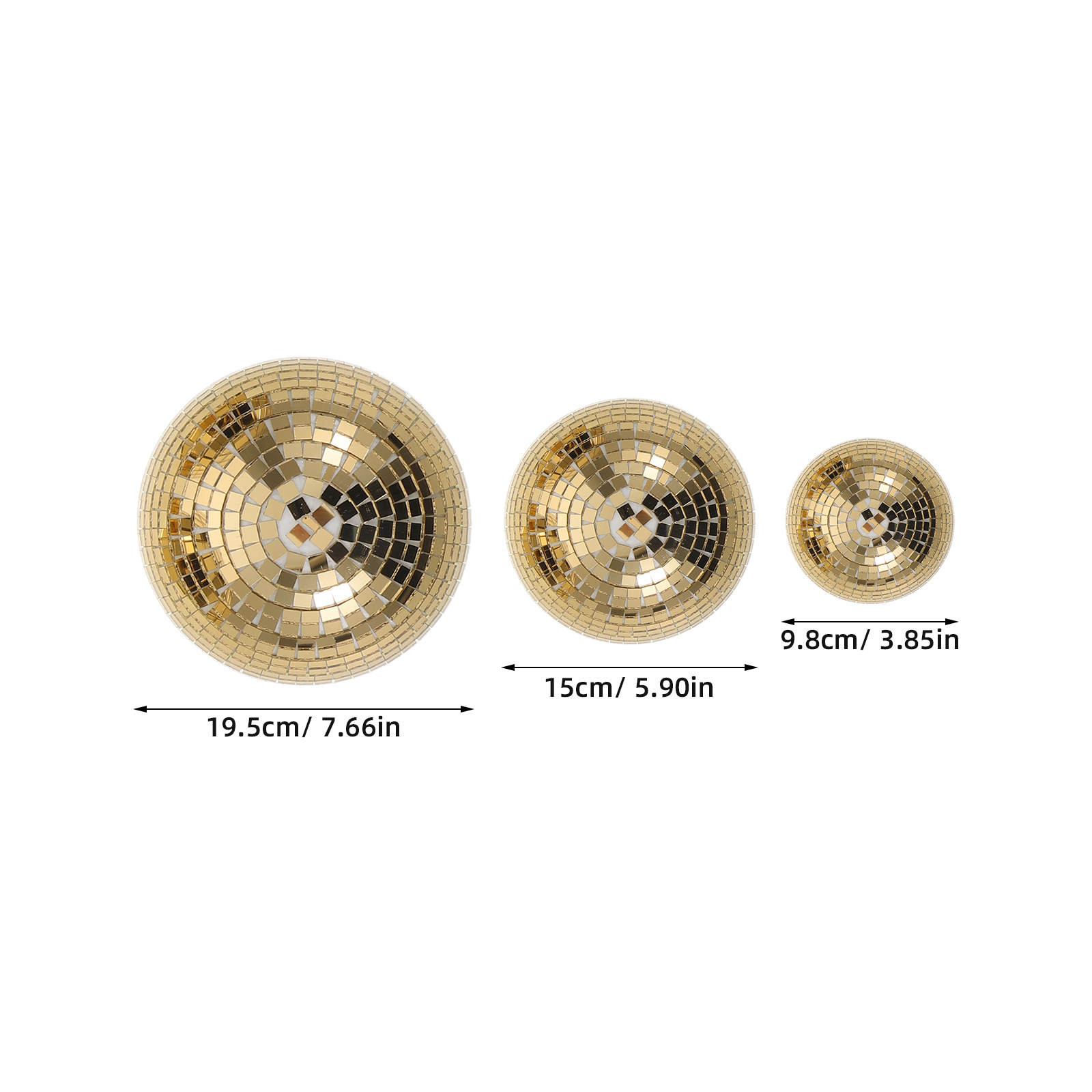 3Pcs Reflective Mirror Glass D - đánh giá và giá Disco Ball Mirror