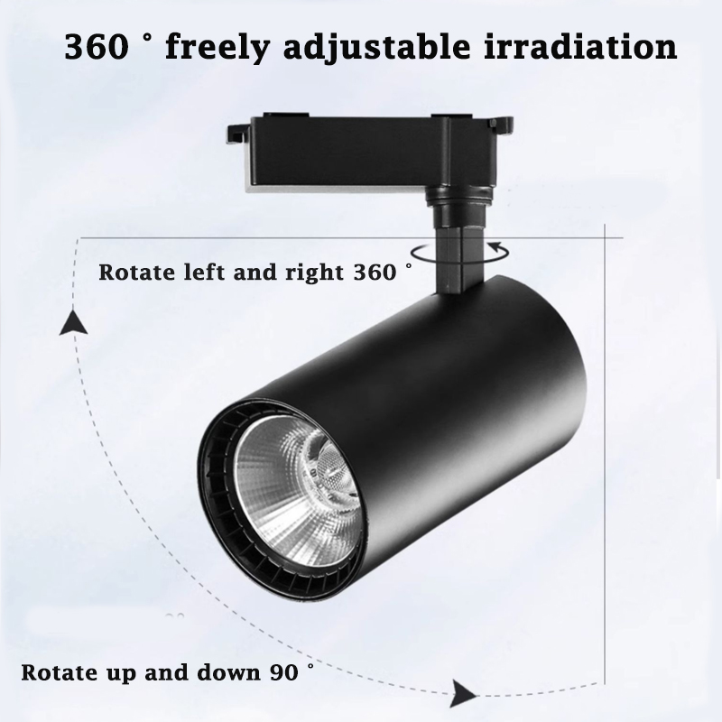Led Track Light Tricolor Rail  - đánh giá và giá Decor Lighting Fixtures