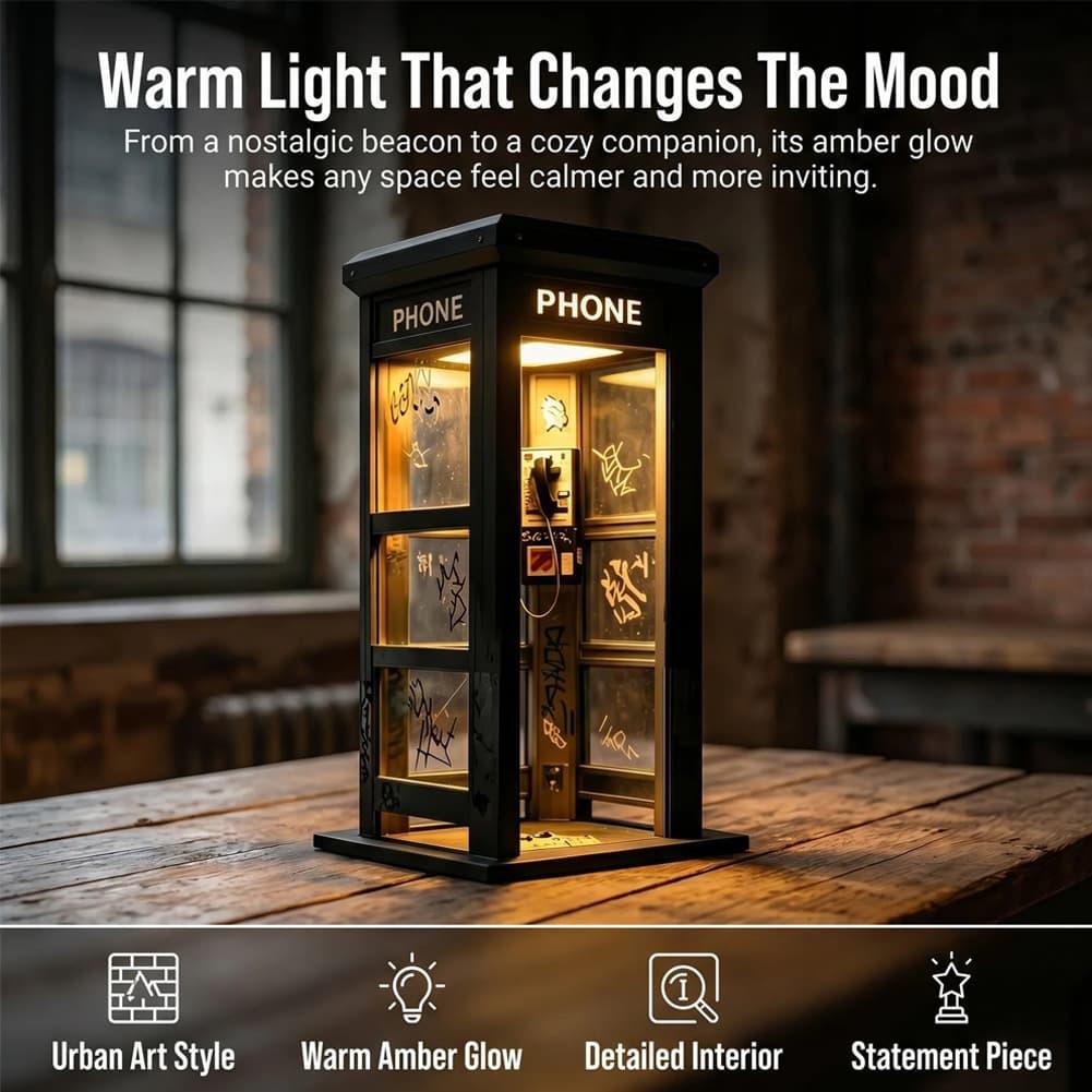 Vintage London Telephone Booth - đánh giá và giá Lighting Decor Home