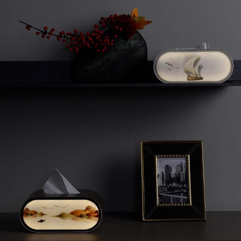 LED Night Light Tissue Box wit - đánh giá và giá Lighting Decoration Ideas For Home