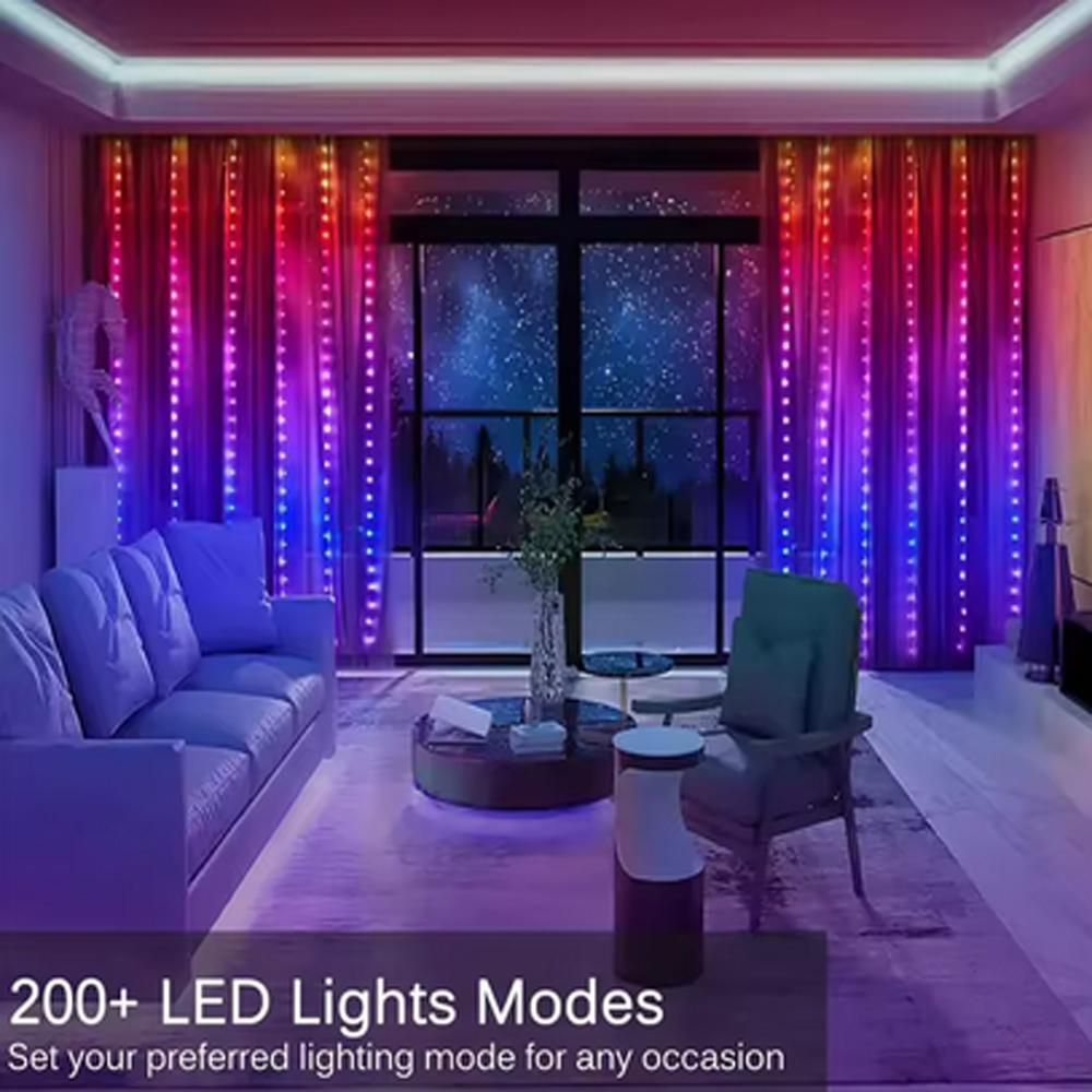 3M RGB Smart LED Curtain Light - đánh giá và giá Lighting Decor For Wedding